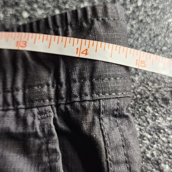 Vuori Women's Small Rise and Shine Charcoal Camo Gray Shorts with Pull String - Picture 8 of 8